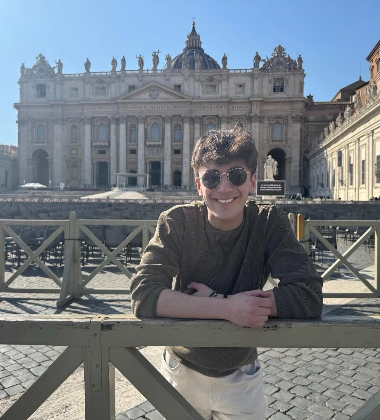 Zachary Amos in Italy